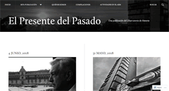 Desktop Screenshot of elpresentedelpasado.com