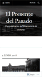Mobile Screenshot of elpresentedelpasado.com